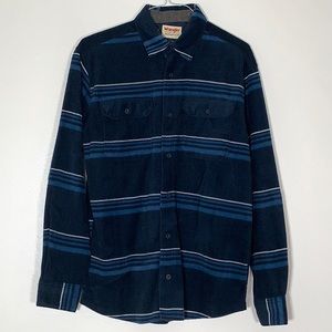 Wrangler Authentic Men’s Heavy Weight Plaid Fleece Shirt